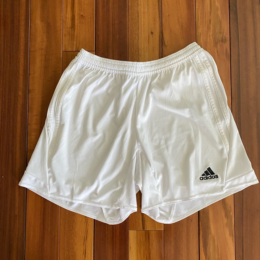 Women’s White Adidas Shorts